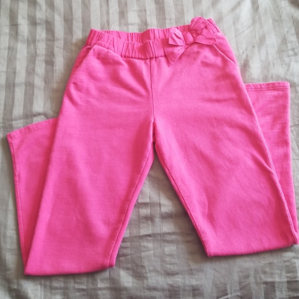 Adorable Pink Bow Pants